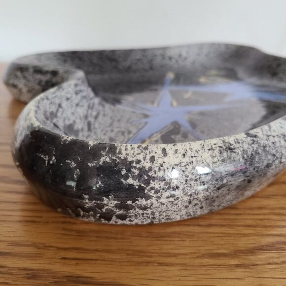 Vintage 1951 OOAK Handcrafted MCM Large Trinket Catchall Tray Stars Serving Bowl - Picture 13 of 16
